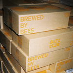 Naturally Fermented. Stack of Buzz Club Boxes. 